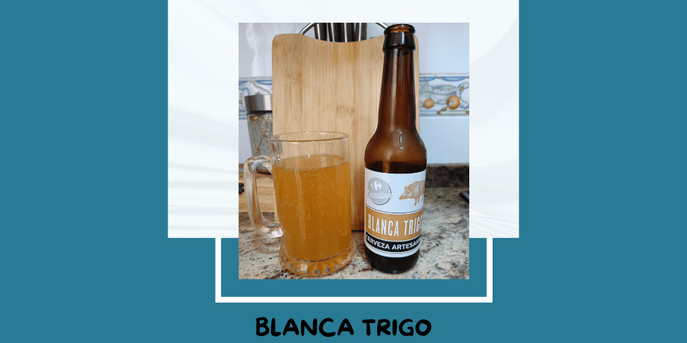 Cerveza Blanca Trigo de Carrefour