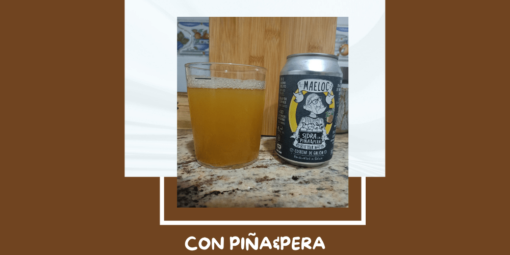 Sidra Con Piña&Pera de Sidras Maeloc