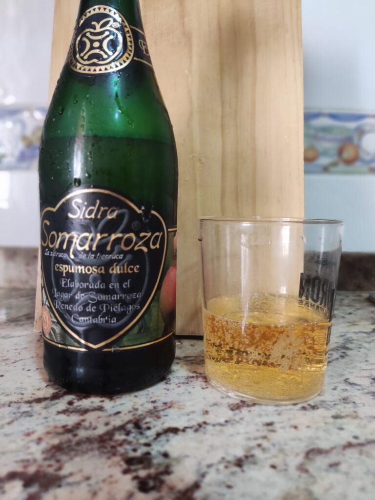 Sidra Espumosa Dulce de Somarroza