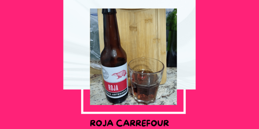 Cerveza Roja de Carrefour