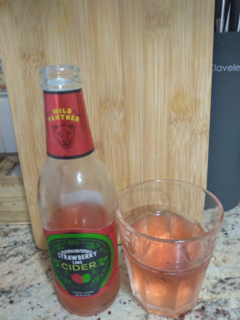 Sidra Strawberry Lime Cider de Mercadona