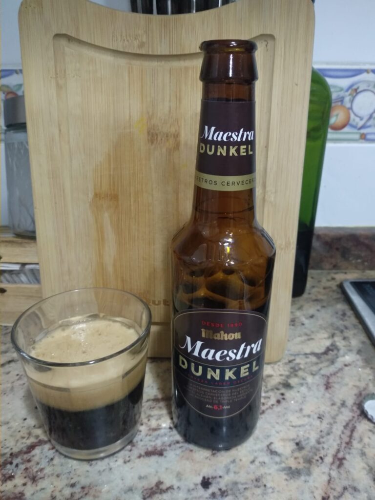 Cerveza Maestra Dunkel de Mahou
