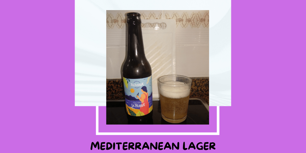 Cerveza Mediterranean Lager de Cervezas Althaia