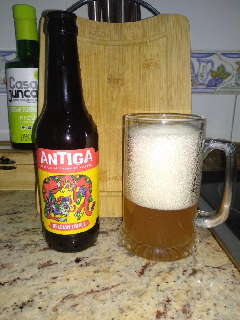 Cerveza Belgian Tripel de Cervezas Antiga