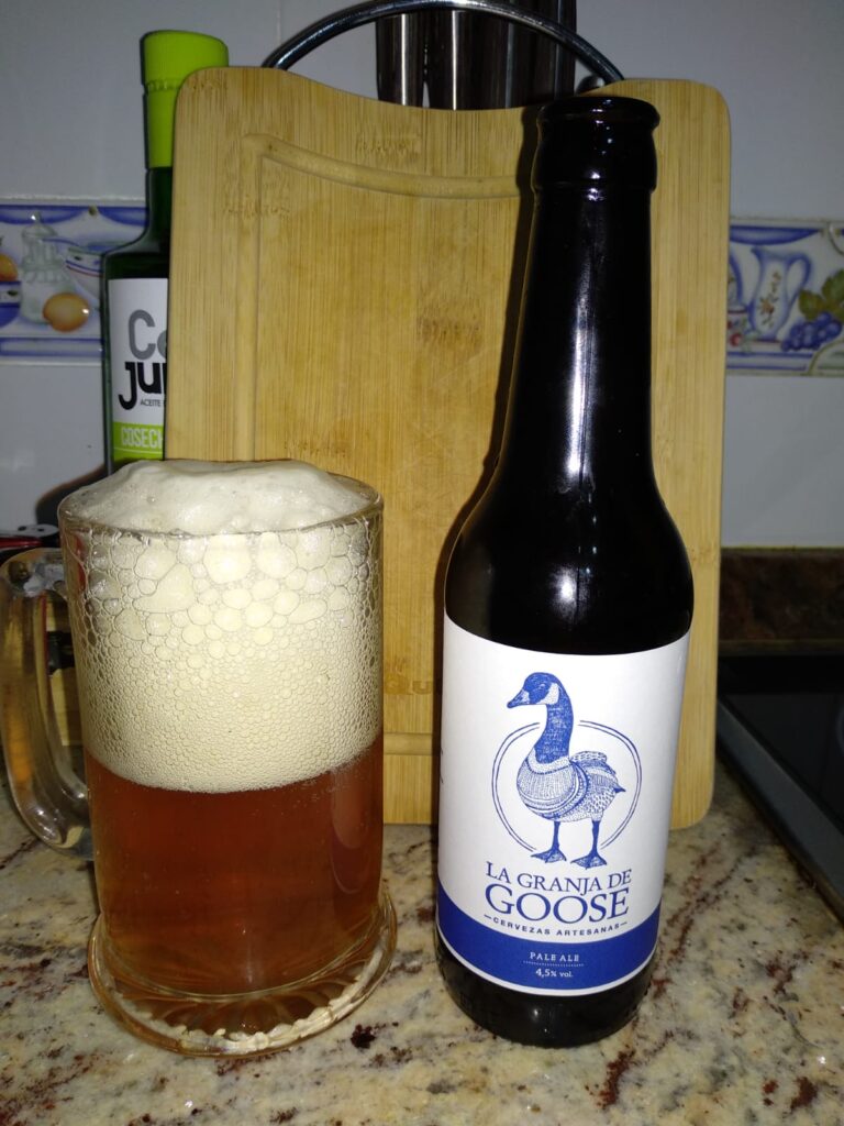 Cerveza Pale Ale de La Granja de Goose