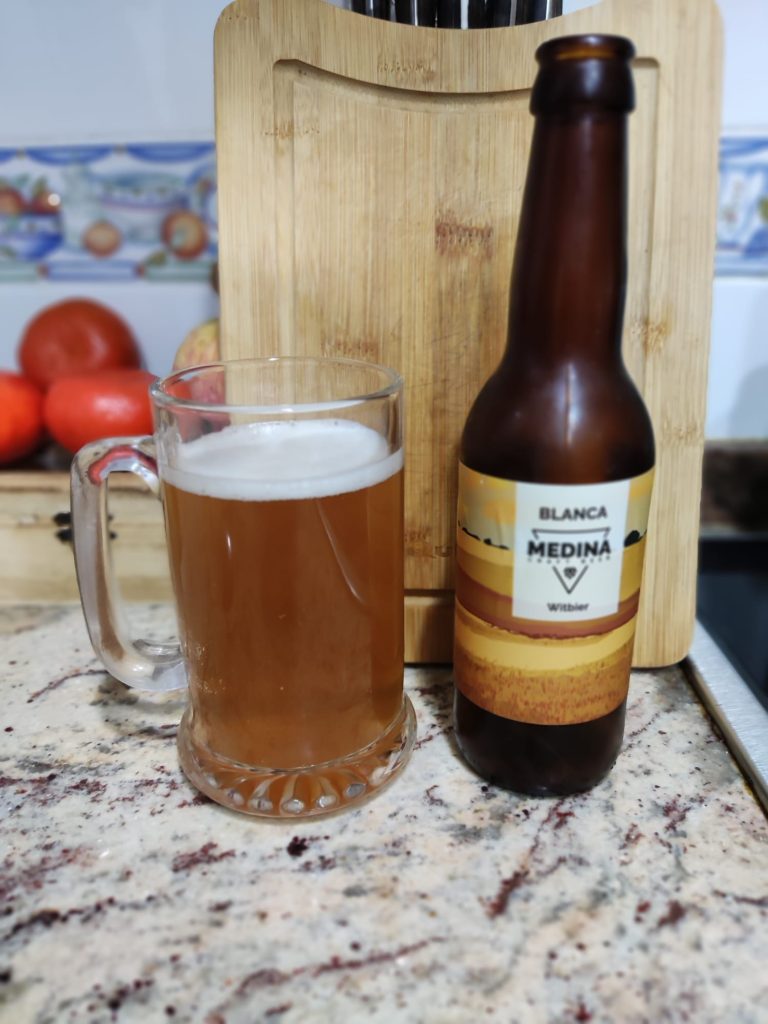 Cerveza Witbier de Cervezas Medina