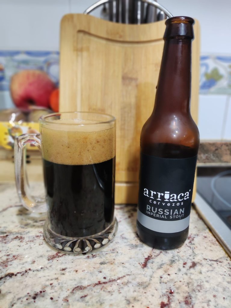 Cerveza Imperial Russian Stout de Cervezas Arriaca