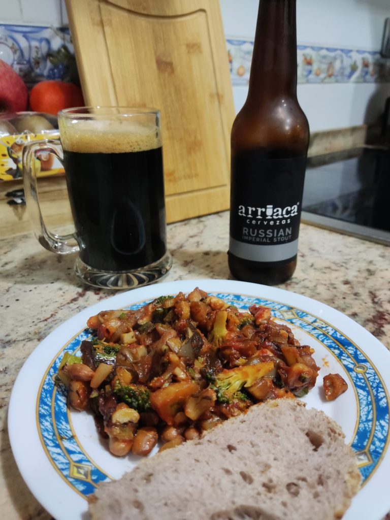 Cerveza Imperial Russian Stout de Cervezas Arriaca