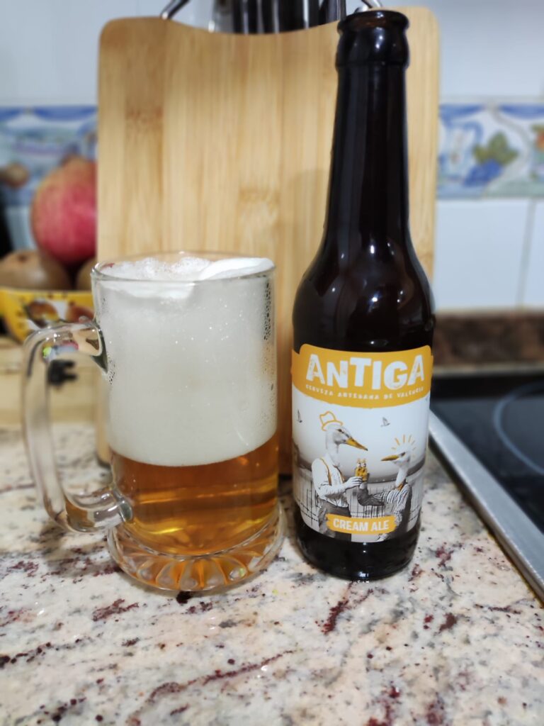 Cerveza Cream Ale de Cervezas Antiga