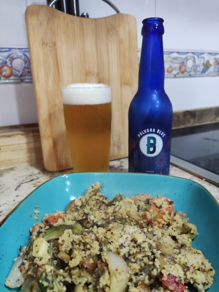 Cerveza Pólvora Blue