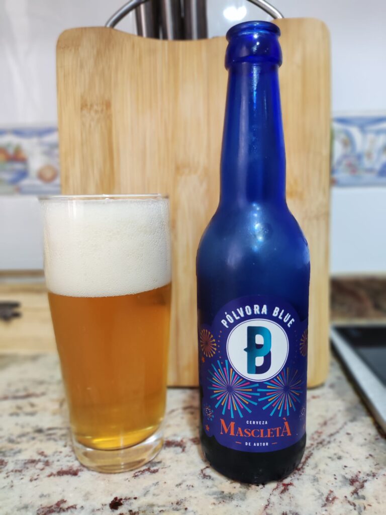 Cerveza Pólvora Blue