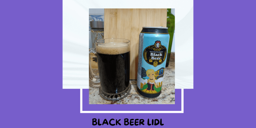 Cerveza Black Beer de Lidl