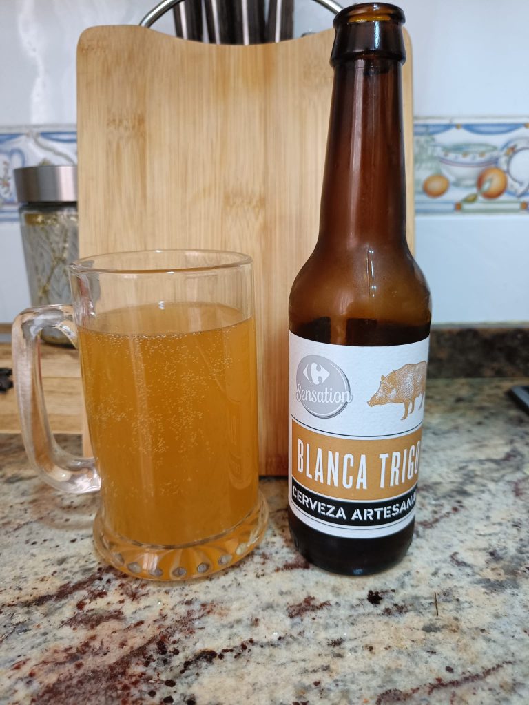 Cerveza Blanca Trigo de Carrefour