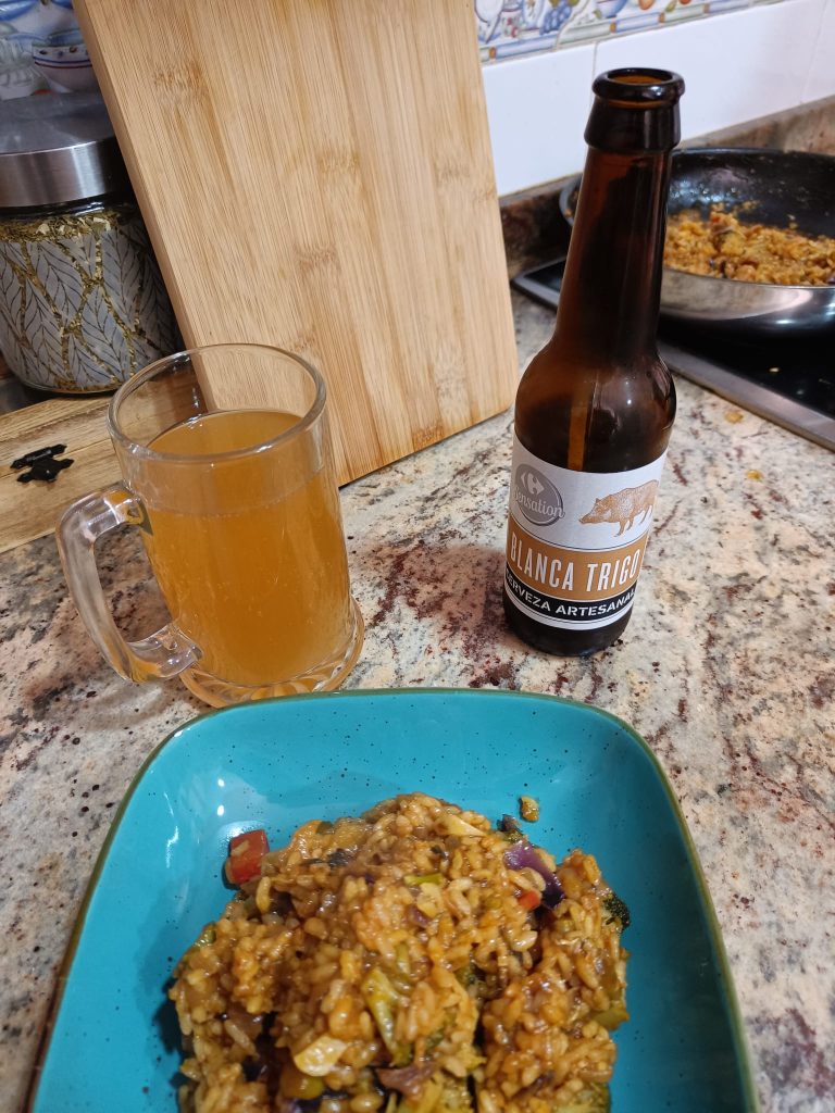 Cerveza Blanca Trigo de Carrefour