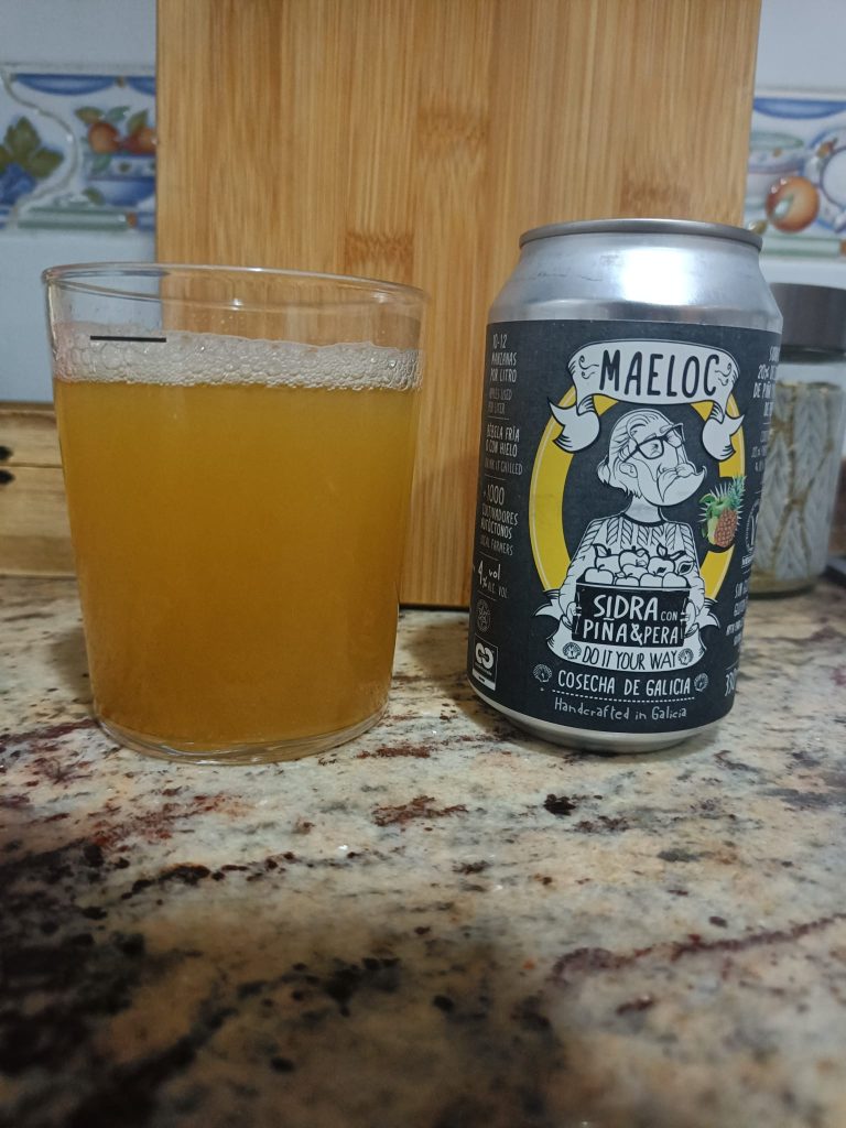 Sidra Con Piña&Pera de Sidras Maeloc