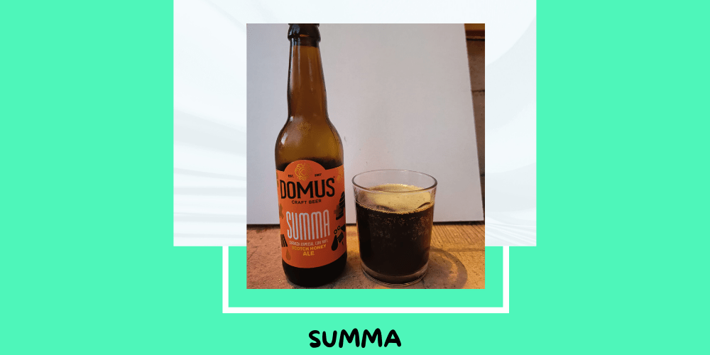 Cerveza SUMMA de Cervezas Domus
