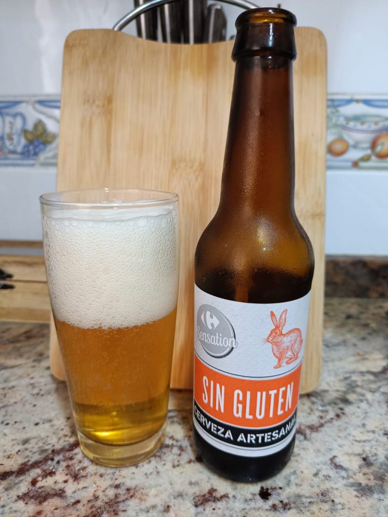 Cerveza Sin gluten de Carrefour