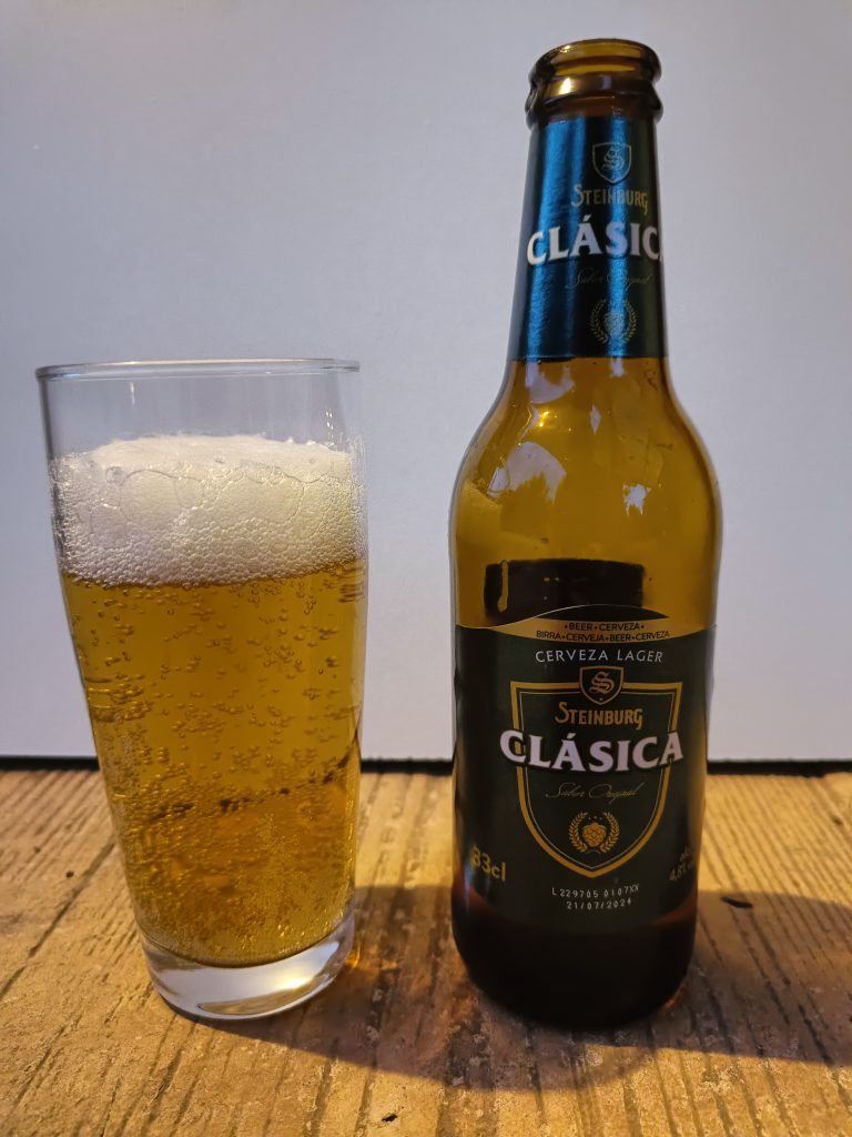 Cerveza Steinburg Clásica de Mercadona