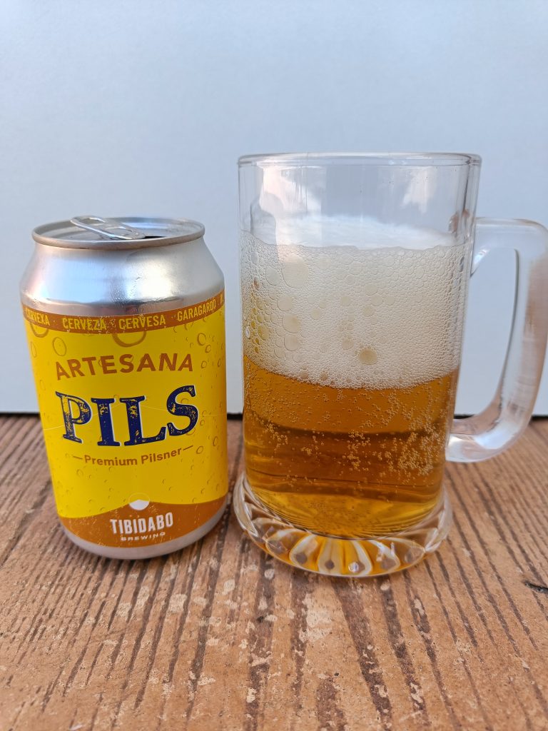 Cerveza Pils de Tibidabo Brewing