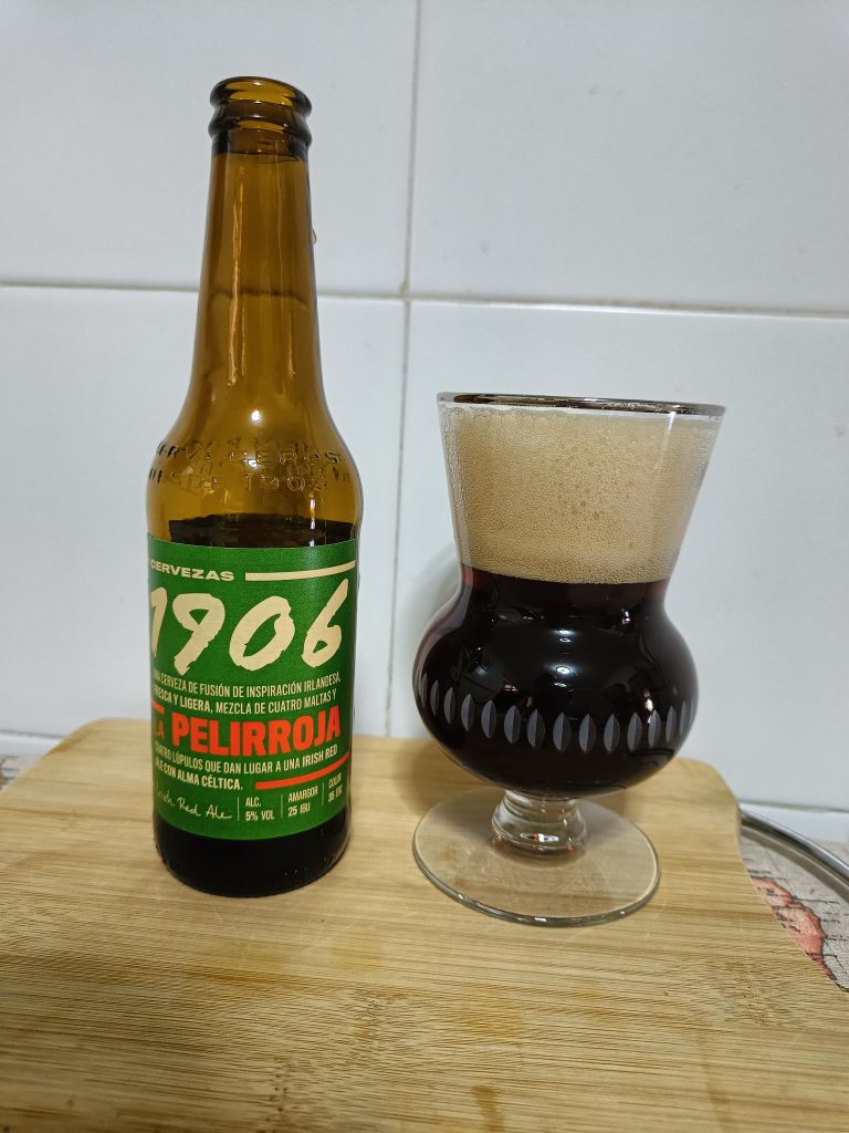 Cerveza La Pelirroja de Estrella Galicia