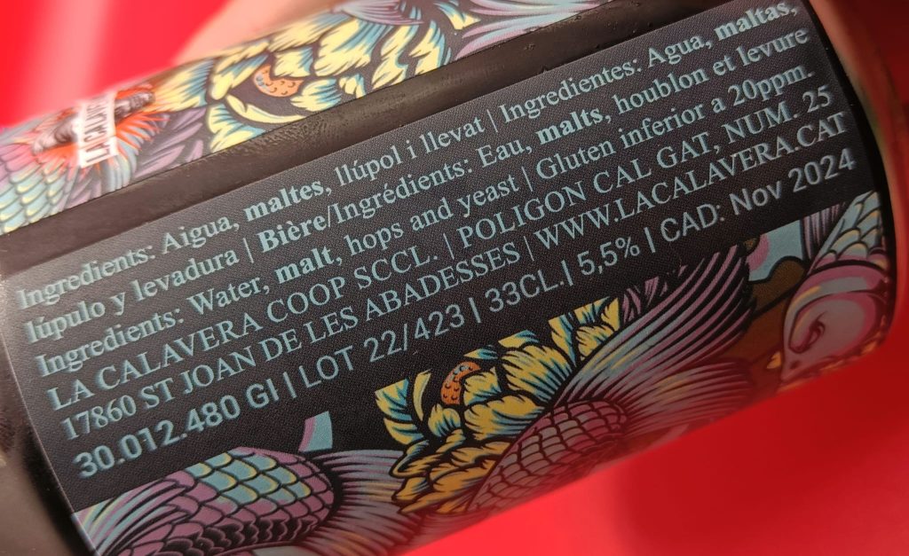 Cerveza A contracorrent de La Calavera