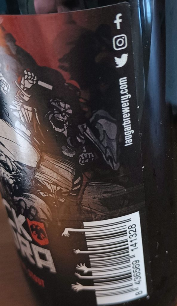 Cerveza Black Tundra de Laugar Brewery