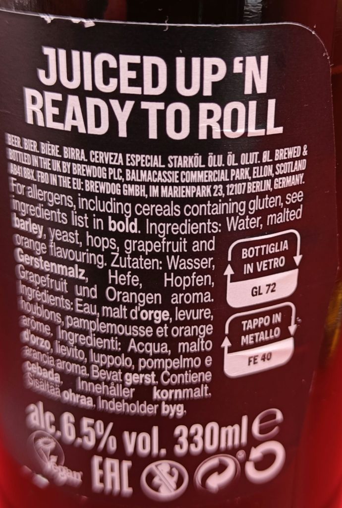 Cerveza Elvis Juice de BrewDog