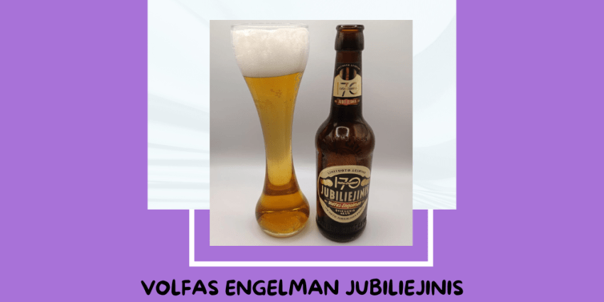 Cerveza Jubiliejinis de Volfas Engelman