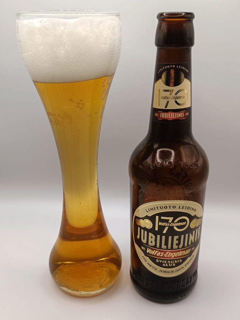 Cerveza Jubiliejinis de Volfas Engelman