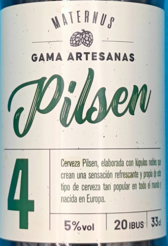 Cerveza Pilsen 4 de Aldi
