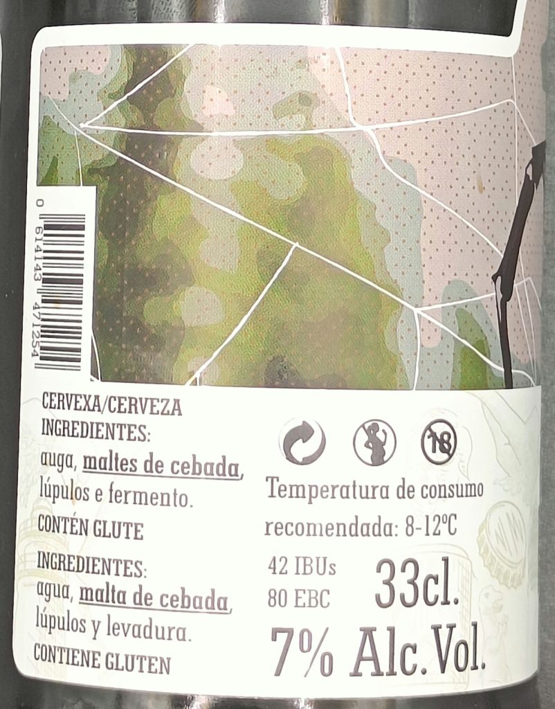 Cerveza Viúva Negra de Cervexa NÓS