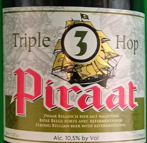 Cerveza Piraat Triple Hop de Brouwerij Van Steenberge