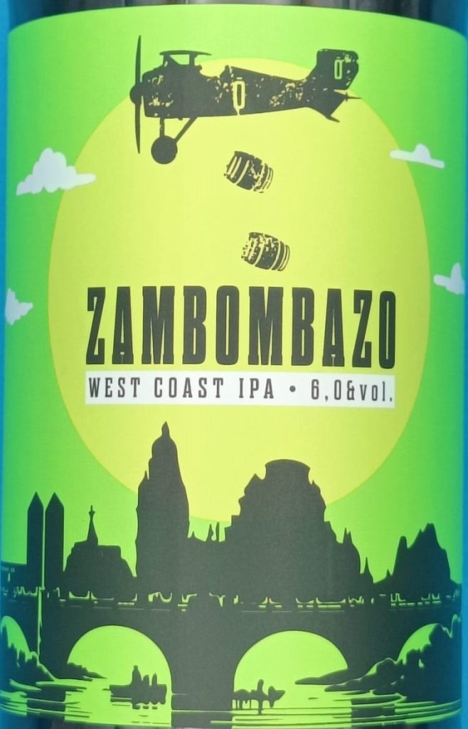 Cerveza Zambombazo de Cervezas Yakka y El Refugio de la Cerveza