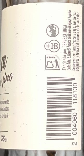 Cerveza Envejecida en Barrica de Vino Fino 2 de Aldi