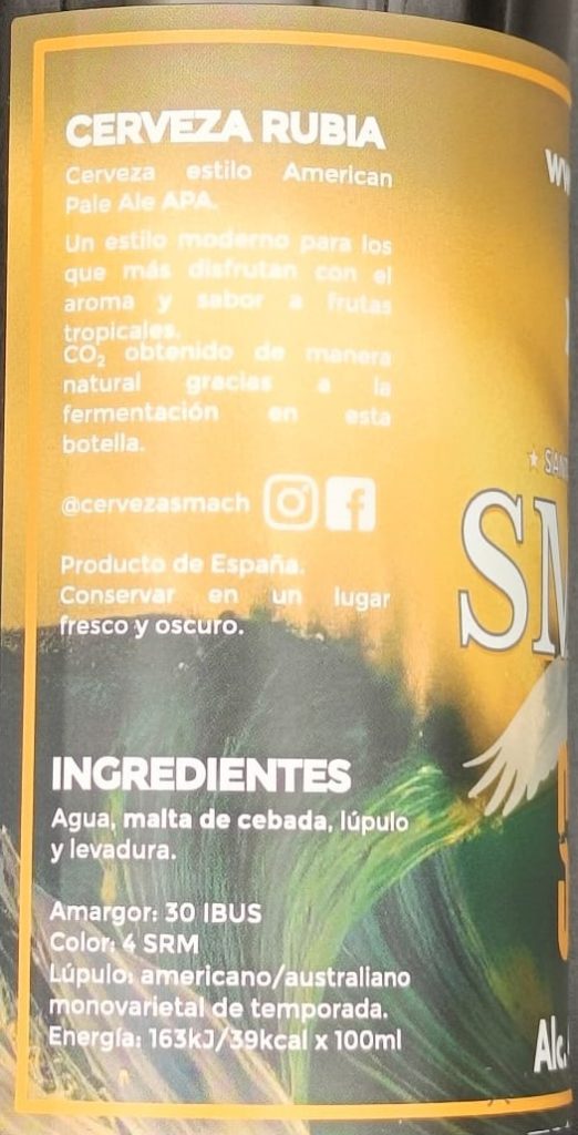 Cerveza Splash de Smach