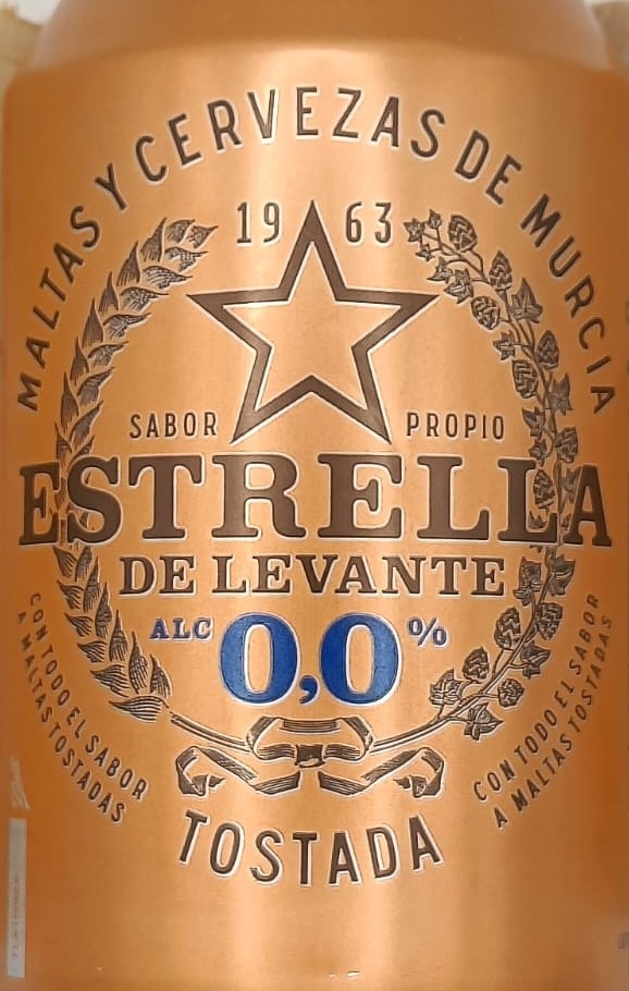 Cerveza 00 Tostada de Estrella de Levante