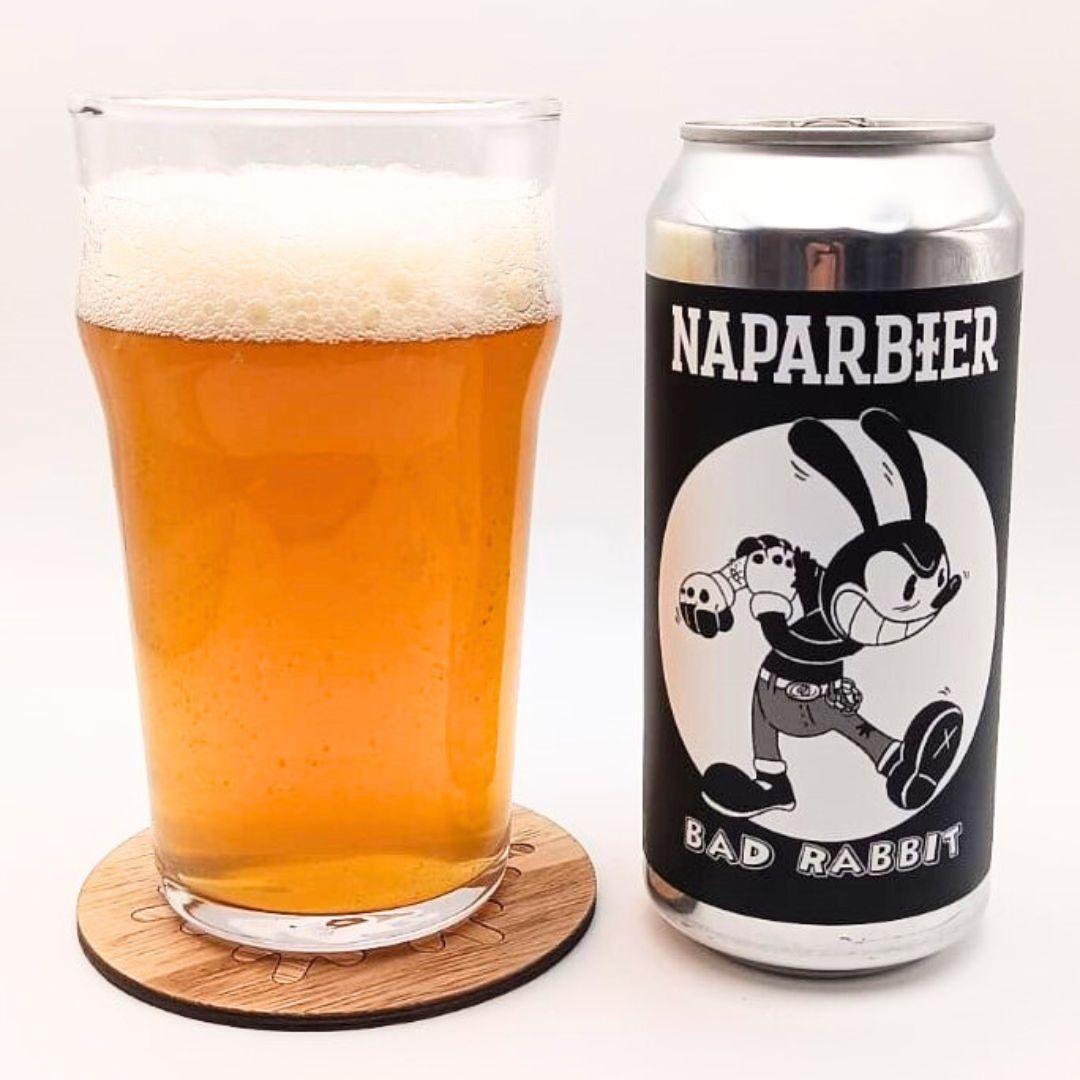 Imagen de la cerveza Bad Rabbit que muestra el producto servido