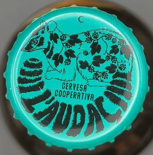 Imagen de la chapa de la cerveza BERGAMOTA