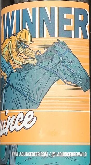 Imagen de la etiqueta Derby Winner que muestra toda la información legal