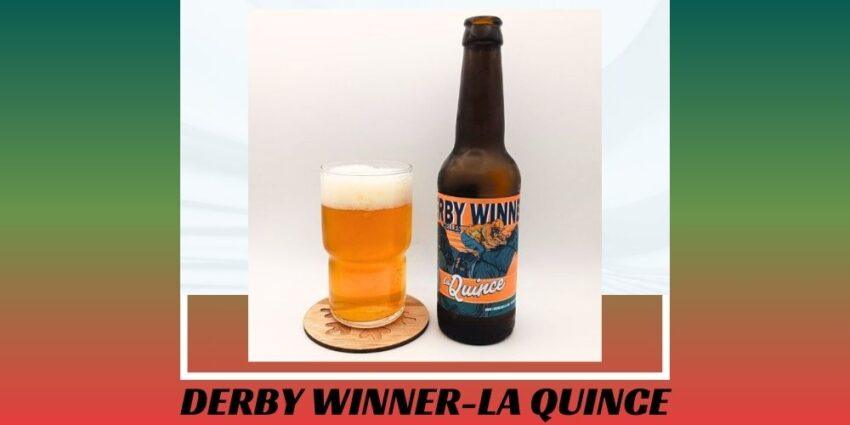 Imagen de la portada de la cerveza Derby Winner que muestra el producto y el nombre