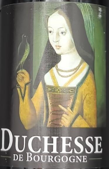 Imagen de la etiqueta Duchesse de Bourgogne que muestra toda la información legal