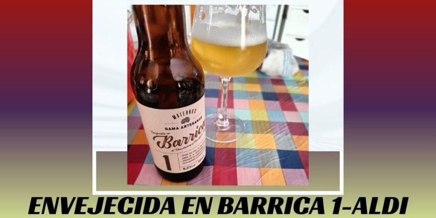 Imagen de la portada de la cerveza Envejecida en Barrica de Chardonnay y Sauvignon Blanc que muestra el producto y el nombre