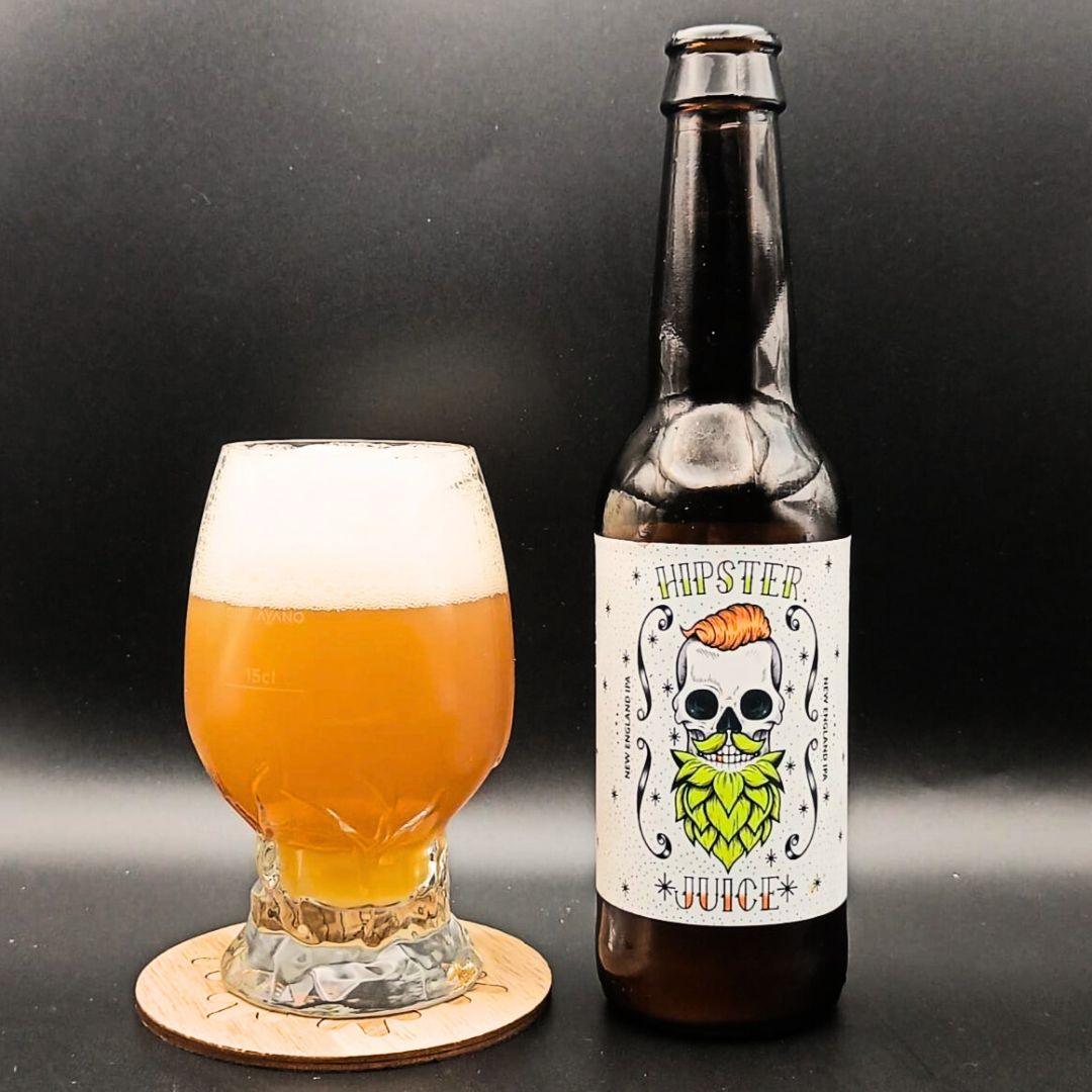 Imagen de la cerveza Hipster Juice que muestra el producto servido