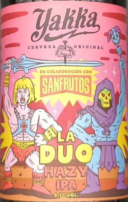 Imagen de la etiqueta La Duo que muestra toda la información legal