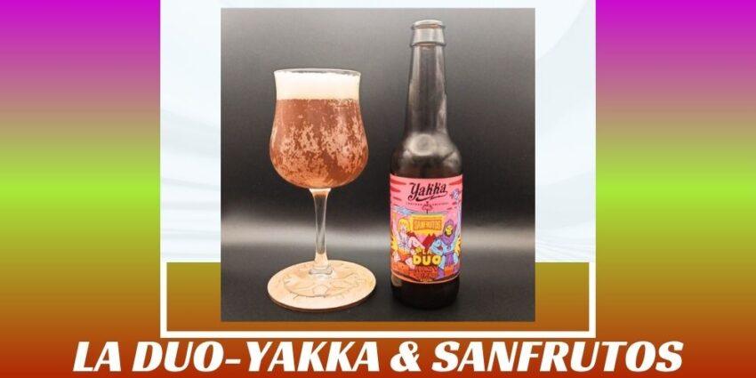 Imagen de la portada de la cerveza La Duo que muestra el producto y el nombre