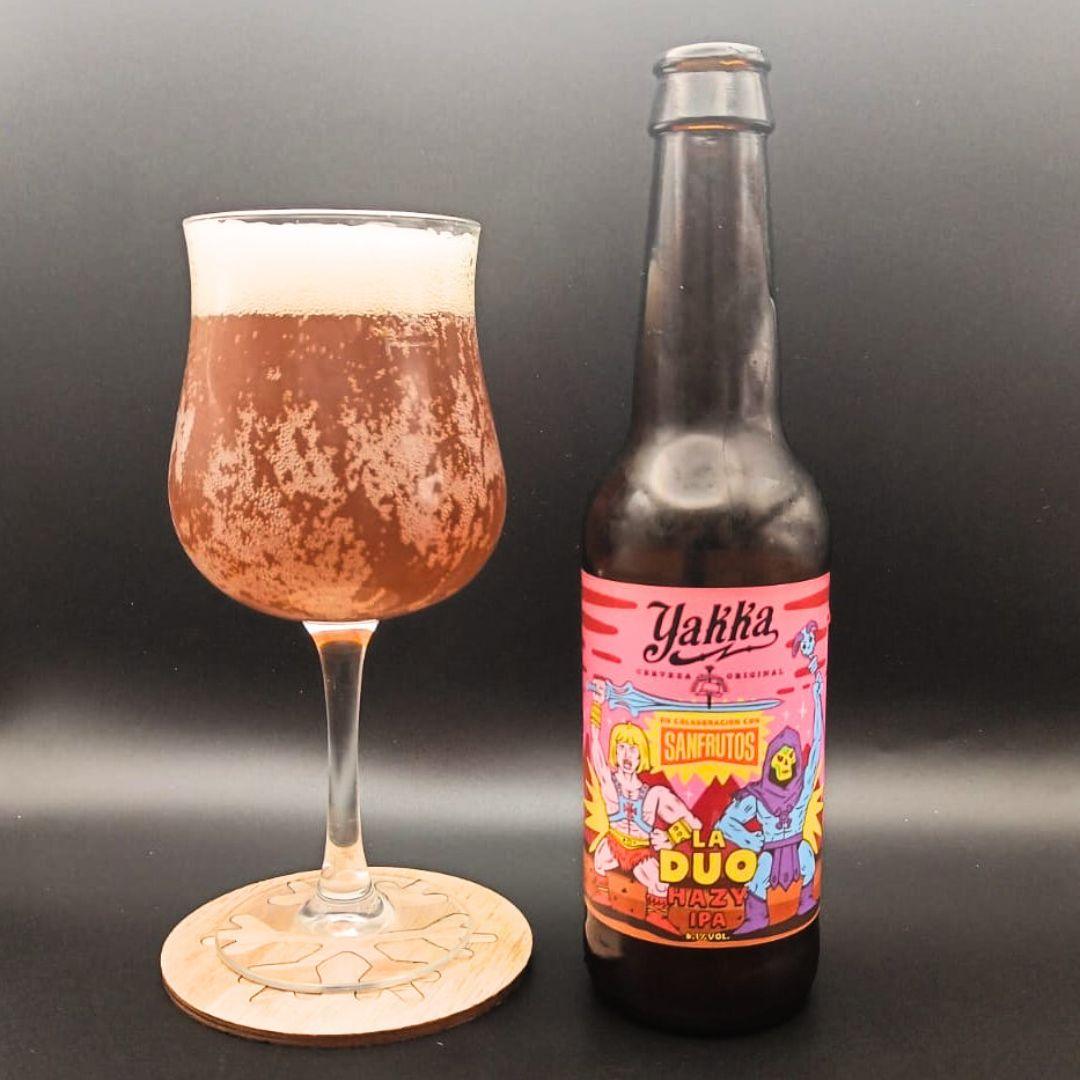 Imagen de la cerveza La Duo que muestra el producto servido