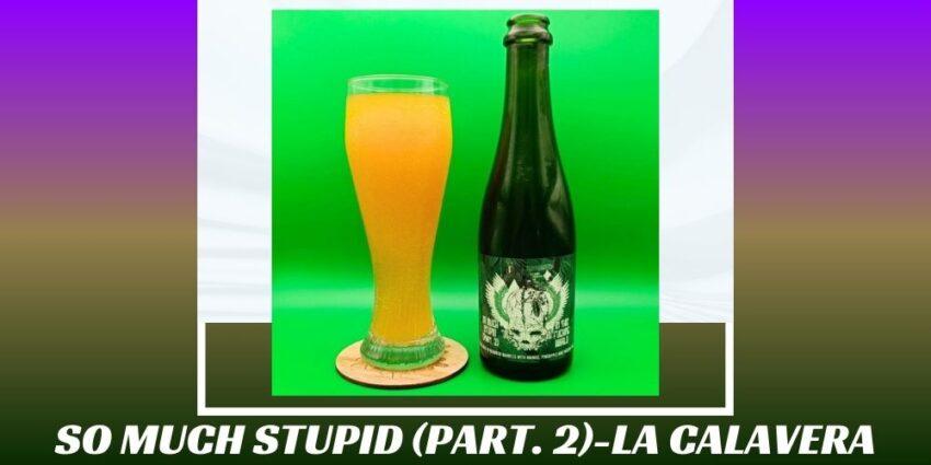 Imagen de la portada de la cerveza So Much Stupid (Part. 2) que muestra el producto y el nombre
