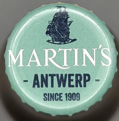 Imagen de la chapa de la cerveza Martin’s White IPA