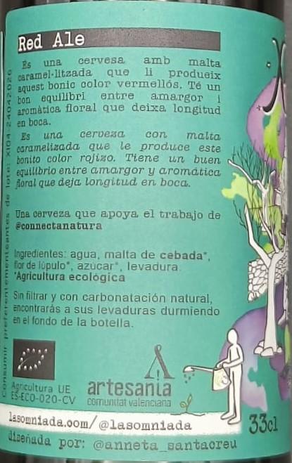 Imagen de la etiqueta Xinqueriana que muestra toda la información legal