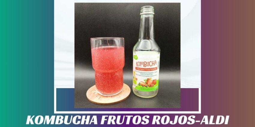 Imagen de la portada de la kombucha Frutos Rojos que muestra el producto y el nombre
